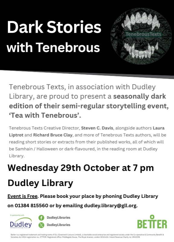 Dudley Library - Dark Stories with Tenebrous